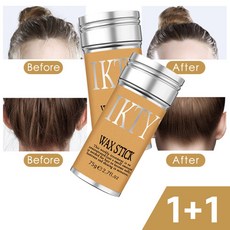 잔머리 고정 정리 스틱 헤어 스타일링 왁스 스튜디어스 헤어스타일링, 2개, 75g