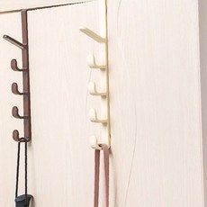 문옷걸이 방문 도어 후크 모자보관 문걸이 벽면행거, 화이트 DC002557