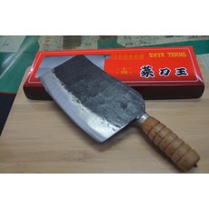 SHYR TORNG 菜刀王 廚房刀具, 魯肉刀.大骨刀.剁骨刀 背骨刀 中的斤2  700公克  手工鍛造, 1個