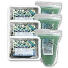 [100%국내산] 다슬기 국 탕 찌개 요리재료 (깐다슬기 450g 2팩+육수 700g 2팩), 1세트, [총6팩] 다슬기450g 3팩+다슬기육수700g 3팩