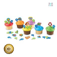 5세 알파벳 토핑 케이크꾸미기 영어교구 두뇌발달 언어학습 유치원 선물, 1개