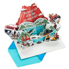 Hallmark 아들 또는 딸의 팝업 아버지의 날 카드 (야외) 아빠를 위한 생일