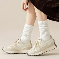 라이프앤 무압박양말 여자 임산부 무지 양말 화이트 1+1, 1개