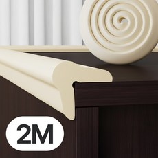 디심플 두꺼운 모서리 보호쿠션 모서리보호대, 1개, 크림