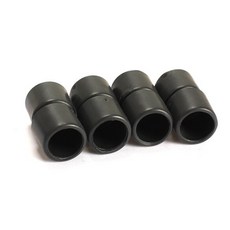8pcs 더 빠른 5/8 인치 블랙 Foosball 축구 축구 테이블 막대 뚜껑 엔드 캡 축구 테이블 88 XR-Hot, 검은색