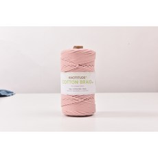 3mm 고급 마크라메실 순면우동사 100m 네트백 스트링 컬러우동실 코튼 브레이드 색실, 10-Old-Peach