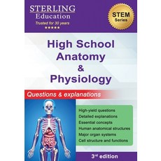 (英文圖書)High School Anatomy and Physiology: Questions & Explanations for High School Hum... 平裝版, Sterling Education, 英文