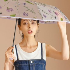 Wpc. 聯名plantica花道輕量塑料手動折傘-飛燕草紫 (手動傘/輕量便攜)