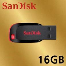 샌디스크 Cruzer Blade 크루저 블레이드 Z50 CZ50 USB 2.0, 1개, 16GB