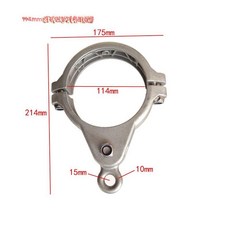 그네 링 안전 회동구 해먹 고정 연결 공중 그네부품 브래킷, 114mm 지름 알루미늄 단추 원색, 1개