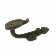 요비월드 주물 달팽이 옷걸이 장식옷걸이 앤틱옷걸이 벽걸이후크, 1개