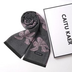 送媽媽圍巾冬季保暖圍脖，中年老人女士奶奶中老年人百搭圍巾禮盒裝