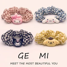 Kawaii Sanrio 헤어 액세서리 시리즈 헬로 키티 트렌디 소장 헤어 밴드 Kuromi 귀여운 헤어 밴드 아름다운, 05 011