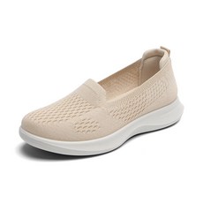 까발로 여성 발편한 단화 니트 플랫슈즈 슬립온 CA047