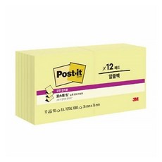 디어반 노트 팝업 리필용 노랑 12패드1개입 미팅