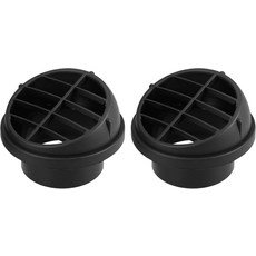 X AutoHOX 2pcs 따뜻한 공기 배출구 65mm 플라스틱 덕트 히터 ATV용 자동차 자동 버스 RV