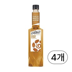 커피바바/ 다빈치 로스티드 아몬드시럽 750ml, 4개