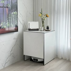 삼성 로보락 로봇청소기수납장 로청장, 화이트