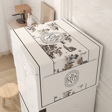 해피패브릭스 전자제품 먼지커버 덮개 냉장고위 덮개 신발장 세탁기 커버, X