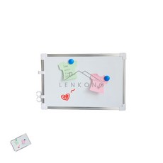 유렌콩 양면 화이트보드 세트 35x50cm 자석2+펜 양면보드판 자석보드판 자석보드
