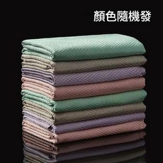 擦玻璃專用布 無浮水印 不留痕 不掉毛, 魚鱗抹布顏色隨機1條裝 30*40±1cm, 1個, 1個