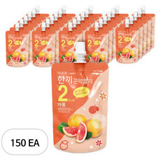 더존건강 더 조은 한끼곤약젤리 자몽, 150개, 150ml