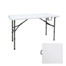 포네라 브로몰딩 듀라 접이식 테이블 야외 행사 캠핑용 아웃도어 식탁 1200, 화이트