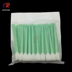 용매 UV 프린트헤드 청소용 13cm 면 닦아 스틱 잉크 브러시