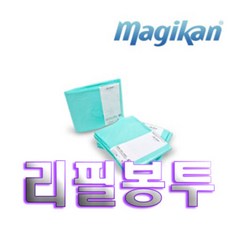 강력추천-쓰레기봉투 다양한 호환가능 프리미엄 매직캔 리필 450R 리필봉투 매직캔리필봉투 매직캔리필 휴지통 쓰레기통 비닐 비닐봉투 휴지통비닐, 5개