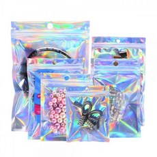 걸이형 지퍼백 7X10cm 홀로그램