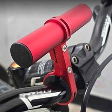 자전거 핸들연장바 확장봉 거치대 손잡이익스텐더 10cm, 레드, 1개