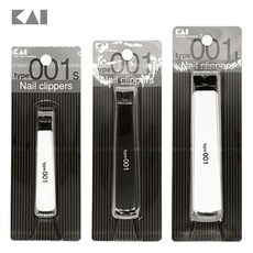 카이 일제 001 손톱깍이 발톱깍이 (소 중 대), 1개, 대