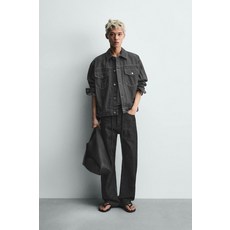ZARA 데님 오버사이즈 핏 재킷 - 그레이 4551/444/802 509583303