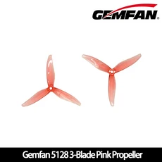 2쌍 Gemfan 5128 3-블레이드 프로펠러 새로운 디자인 51366 FPV 멀티로터 드론용 고속 RC DIY, 04 2 Pairs Pink