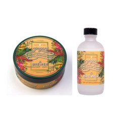 징가리맨 The Brewer 면도 쉐이브 비누 솝 + 애프터 쉐이브 118ml 세트, 1개