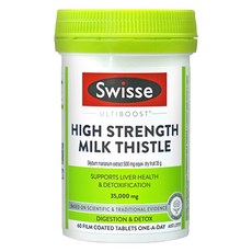 스위스 울티부스트 하이 스트렝스 밀크시슬 3500mg 필름코팅 타블렛, 60정, 1개