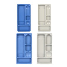 AN 데스크 펜트레이 볼펜 사무용품 정리통 메모지 클립 책상용 트레이, 1개, 소