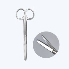 의료 시저 겸자 가위 간호사 14cm 일자 실습 병원 네오널스, 1개 1개