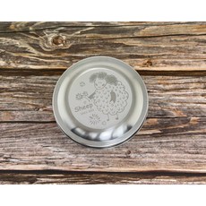 台灣製316不鏽鋼兒童隔熱碗附湯匙卡通造型防燙碗幼稚園午餐碗, 1個, 粉綿羊, 銀色, 隔熱碗、湯匙