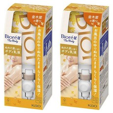 비오레 U 더 바디 젖은 몸에 사용하는 바디로션 금목서 향, 2개, 300ml