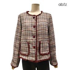 [백화점 홈쇼핑 정품] 에이비에프지 하트 단추 포인트 라운드넥 트위드 자켓 재킷 APZ1QJ05B