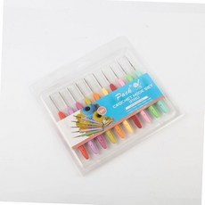 코바늘 뜨개질 모사용 컬러풀 10색 세트 10pcs 수공예재료 코바늘세트 뜨개용품