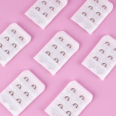 여성속옷 연장후크 화이트 2단