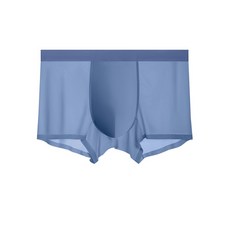춘게엘 (L~6XL) 여름 아이스 실크 노라인 빅사이즈 통기성 사각 남성팬티 드로즈 3종세트 zy3505