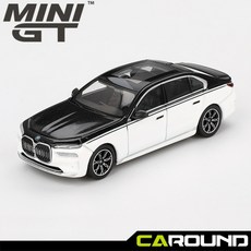 미니지티(959) 1:64 BMW i7 xDrive60 - 화이트 / 블랙, 1개, 959