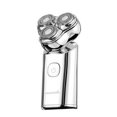 【昔馬SMASMALL】小金剛旗艦三刀頭電動刮鬍刀S3, 冰鈦銀, S3