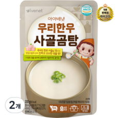 아이배냇 꼬마 유아국, 사골맛, 200g, 18개