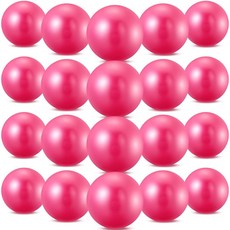 소티프 20개 9인치 운동 필라테스 볼 테라피 코어 요가 미니볼 안정성 바레 트레이닝 스트레칭 신체 자세 헬스장 피트니스 인플레이션 튜브 포함, Pink