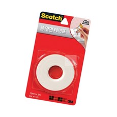 강력부착 두꺼운 접착 양면테이프 12mm 방수테이프, 1개