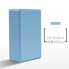 1PC 요가 빌딩 블록 큐브 필라테스 벽돌 보강 매트 스포츠 요가 용품 운동 홈 운동 장비 피트니스 Eva, 02 딥 블루